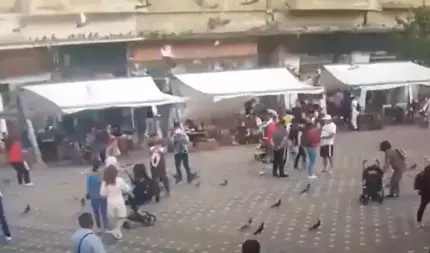 bărbat lovit în cap de o copertină, la Timișoara bărbat lovit în cap de o copertină, la Timișoara