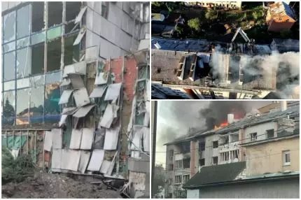 Ruşii au lansat cel mai mare atac cu rachete asupra vestului Ucrainei de la începutul războiului. Trei morţi la Luţk unde a fost lovită o uzină Ruşii au lansat cel mai mare atac cu rachete asupra vestului Ucrainei de la începutul războiului. Trei morţi la Luţk unde a fost lovită o uzină