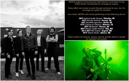 Queens of the Stone Age nu mai cântă la Electric Castle 2024. Trupa şi-a anulat turneul european Queens of the Stone Age nu mai cântă la Electric Castle 2024. Trupa şi-a anulat turneul european