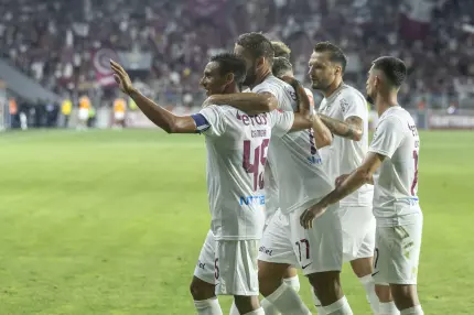 Neman Grodno - CFR Cluj 0-5. Ardelenii se califică în turul 3 preliminar al Conference League Neman Grodno - CFR Cluj 0-5. Ardelenii se califică în turul 3 preliminar al Conference League