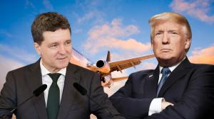 Cu ce avion a zburat Nicușor Dan la întâlnirea cu Donald Trump. Președintele vrea să-l pună în umbră pe Klaus Iohannis. Foto