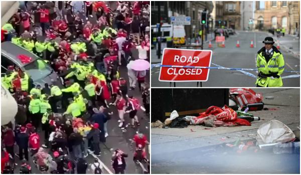 "Oamenii erau ajutaţi de alţii, pe margine". Mărturii după scenele de groază din Liverpool, unde un şofer a intrat cu maşina în mulţime